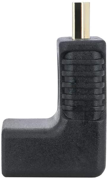 Nanocable Adaptador HDMI Acodado Macho a Hembra 10.16.0011 Negro
